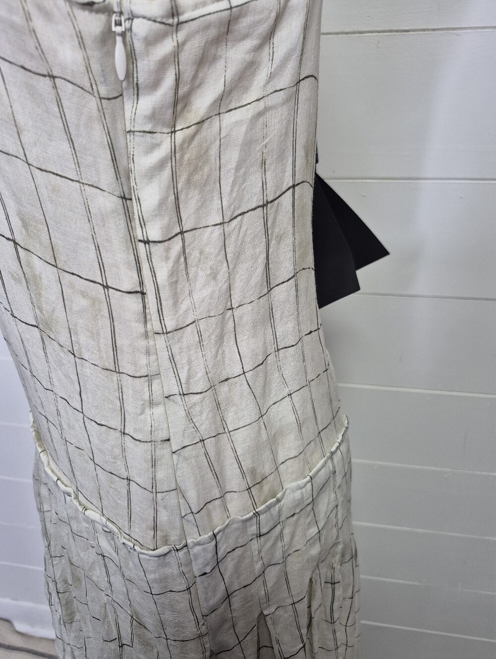 Massimo Dutti Drop Waist Midi Dress Size 2 - Picture 9 of 16
